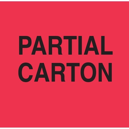 Decker Tape Products Label, DL1760, PARTIAL CARTON, 3" X 4" DL1760